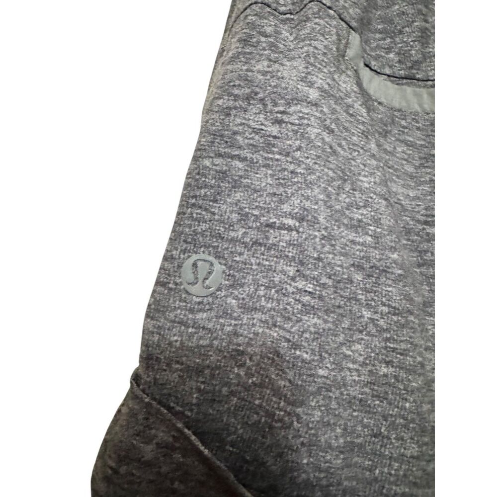 Lululemon On The Fly Heather Gray Shorts Women 6‎ Activewear Stretch - Picture 3 of 6